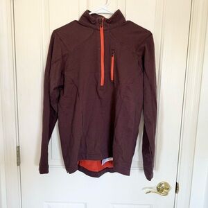 Mountain Hardware Burgundy Half Zip Pullover